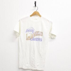 Vintage Los Angeles LA Lakers Basketball T Shirt Large